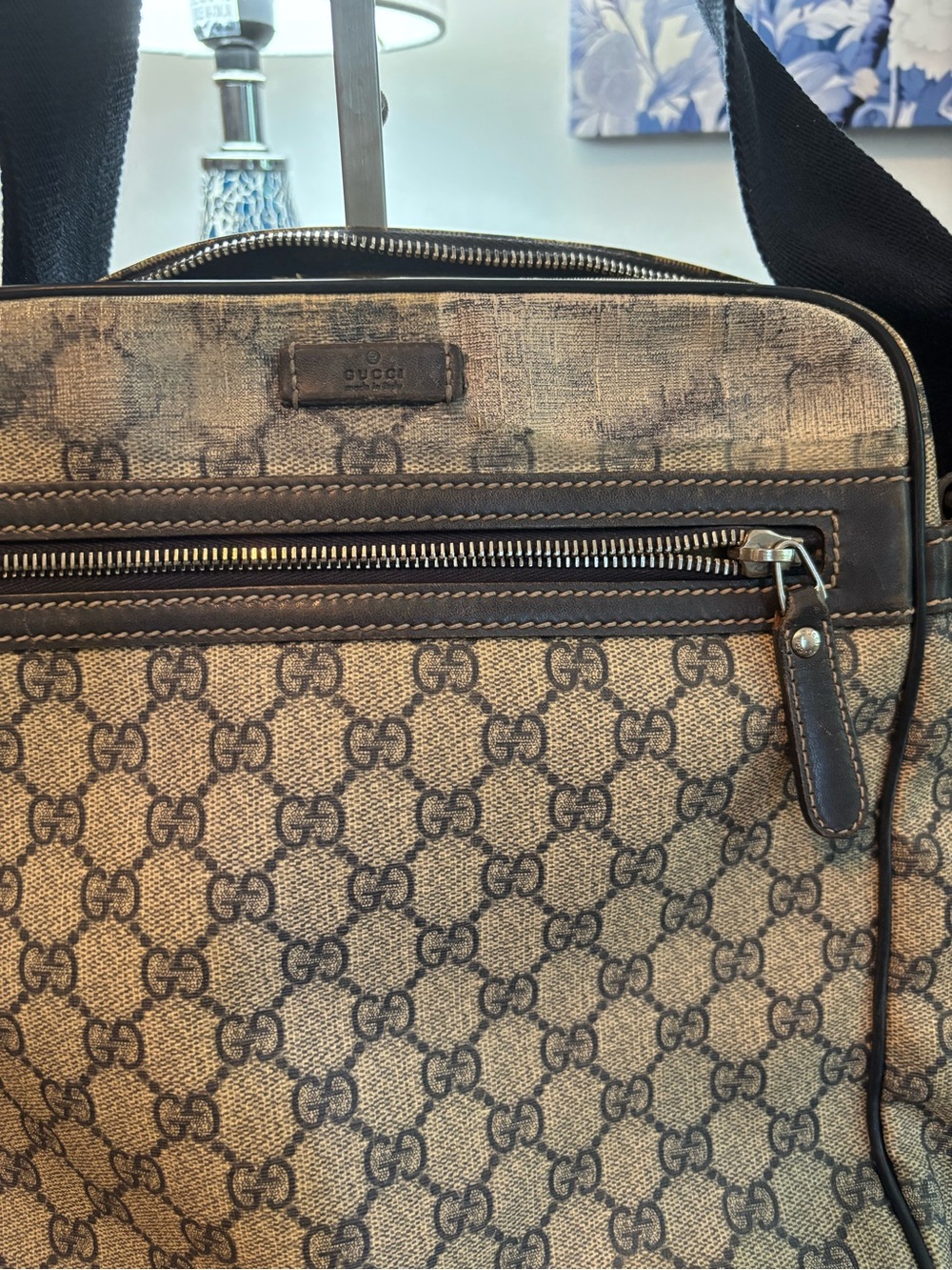 Authentic Gucci GG Supreme Coated Canvas Messenger Bag - Picture 2 of 14